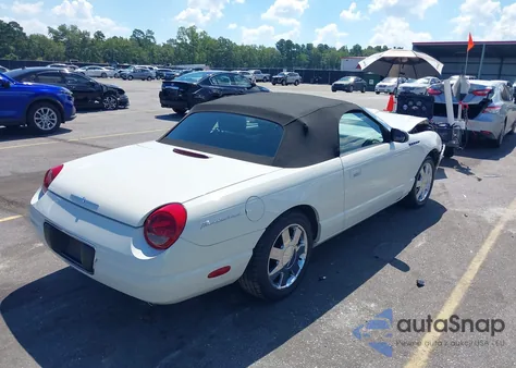 2002 Ford Thunderbird from USA, damaged, VIN 1FAHP60A92Y102594